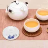 Teaware set ceramic te cup lock kruka du kan hushåll tekanna delar keramik för vattenkokare