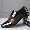 Slip On Men Dress Shoes Men Oxfords Fashion Business Dress Men Shoes Classic Leather Mens Suits Shoes Man 240321