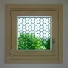 Películas de vitrales para ventana, pegatina de vidrio transparente, adhesivo estático, hecho a medida, línea negra, puerta de oficina, anticolisión, decoración del hogar