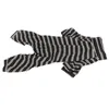 Vêtements pour chiens Chiots rayés Pyjamas Noir Blanc Stripe Soins des plaies Couverture complète Vêtements absorbant la sueur pour toutes les maladies de la peau de saison