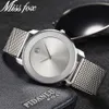 MISS montres pour femmes élégant décontracté couleur argent dame montre pour femme marque de luxe robe de soirée horloge Relogio Feminino 210720334R