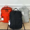 LU Everyday School Back Backpack Yoga påsar stor kapacitet multifunktionell fitness hela natten festivalväska 23L hög kvalitet urban ryggsäck med märke F023