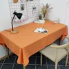 Nappe de Table de Style japonais pour dortoir de filles, filet en forme de cœur, rouge, pour bureau d'étudiant, en coton et lin massif, Art NRLing142