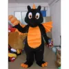 Mascot Costumes New Adult Black Dragon Mascotte Fancy Dress Posta