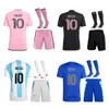 Kits de football pour enfants 2024 Maillots de football MESSIS 24 25 maillots de football pour enfants