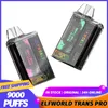 Original ELFWORLD TRANS PRO ELF WORLD Vape descartável puff 9K vaper puff 9000 e cigarros puffs vapes descartáveis puffs Tornado 2% 5% NIC vape desechable 10 sabores