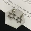 Harten Kwaliteit Hoog Croheart Vintage Silver Hexagram Star ketting Gothic lettertype Mystery Designer ketting