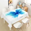 Table Cloth Fashion Butterfly Home Dining Cover Coffee Decor Picnic Rectangular Waterproof And Oil-proof Tablecloth