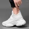 Casual Shoes Wholesale Designer Men Causal Fashion Woman Leather Lace Up Platform Sole Sneakers White Black Mens WE10043 Women