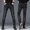 الجينز ، ثقب مرن أزرق فاتح ، جينز غير رسمي ، النسخة الكورية ، سراويل الرجال ، رخيصة