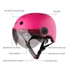 Skate protetor engrenagem ajustável crianças ciclismo capacete homens mulheres motocicleta equitação scooter bicicleta de segurança com lente de viseira solar drop delive dhk3d