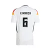 2024 Euro Cup Allemagne Joueur Fans Football Jerseys Kroos Wirtz Kimmich Fullkrug Muller Ganbry Havertz Musiala Sane Undav National Allemagne Football Hommes Enfants Chemise