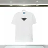 Весенняя горячая модель, модная тяжелая простая повседневная универсальная мужская футболка с короткими рукавами черного, белого цвета, размер S-L