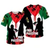 Free Palestine 3d Digital Printing Overseas Loose Round Neck for Sale in Various Countries