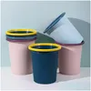 Poubelles Ménage Creative Salon Cuisine Poubelle Barre Verticale Toilette Unered Grande Capacité Petite Livraison Goutte Maison Jardin Hous Otspl