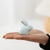 Tea Pets 1 Pair Simple Ceramic Pet Lazy Decorative Ornament Delicate Cute Elegant Statue