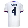 24/25 Copa America USA Horan Soccer Jerseys 2024 Stany Zjednoczone Reyna Swanson Pulisic Morgan McKennie Adams Smith Balogun Kit Kit Football Shirt