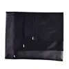 ランドリーバッグ1pcs s/m/l衣類ジッパーブラックナイロンメッシュネットブラジャープロテクタースクエアパッケージ付き洗濯機バッグ