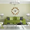 Wanduhren Große Uhr Design Acrylspiegel DIY 3D-Aufkleber Personalisierte benutzerdefinierte dekorative Quarzuhr Wohnzimmer