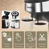 American Drip Coffee Machine Appliances Mripping Maker Automatic Brew Tea Powder Milk Ceramic Double Cup Sonifer 230308