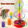 Sorting Nesting Stacking toys Childrens throwing circle game hoop stacking fun indoor and outdoor parent-child interaction preschool education gifts 24323