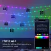 WS2812B Bluetooth LED String Fairy Lights Dreamcolor RGBIC Addressable Party Christmas Lights Wedding Decoration Garland USB 5V