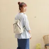 Backpack School For College Students 2024 Canvas Bags Japanese Style Casual Small Preppy Fashion