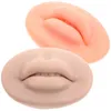 2 pcs Modèles de modules d'exercice pour les lèvres Profial Faux Peau Élastique Tatouages ​​plus doux Pratique Gel de silice 3D 28Ep #