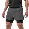 Män shorts bekväm träning jogging män byxor avslappnad gym hög stretch lös m-3xl medium midje polyester kort