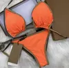 Bikini Set Girl Designers Sexig Bikinis Set Bur Swimsuit Ladies Bading Suit Beach Clothes Slant Resort Beach Summer Womens Orange Bikini Thong
