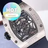 Hot RM Movement Wrist Watch Rm19-01 Natalie Portman Spider Tourbillon Limited Edition White Gold