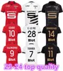 23 24 Stade Rennais voetbalshirts Thuis weg Rennes maillot de foot 2023 24 SULEMANA BOURIGEAUD TERRIER DOKU LABORDE SANTAMARIA heren kindertenue voetbalshirts8899