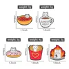 Allt är fina emaljstift Cartoon Cute Donut Coffee Cat Brooches Decor Jacka Lapel Badges smycken gåva till barnvänner