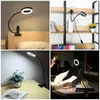 Lampes de table Lampe de bureau Clip LED sur les lampes de lecture USB Pince de livre avec 3 modes de couleur Protection des yeux Enfants Durable