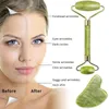 Rouleau de massage en jade naturel pour le visage, le corps, le dos, les pieds, le levage du visage, anti-rides, double extrémité, Gua Sha Jade Ste 26km #