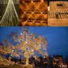 Guirlandes lumineuses solaires d'extérieur, 8 Modes d'éclairage de jardin, étanches, pour arbres, fête de noël