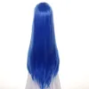 Wigs ccutoo 80cm Wendy Marvell Blue Long Straight Synthetic Hair Heat Resistance Cosplay Wig For Halloween Party Costume Wigs