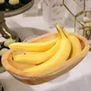 Juegos de vajilla Bandeja para servir frutas de madera Plato de madera Tazón Plato de dulces Tazones de mesa de centro pequeños