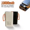 Power Bank 10000mAh met 66W PD Snel opladen Powerbank Draagbare externe batterijlader voor iPhone 15 14 Huawei Xiaomi Samsung