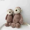 Fyllda plyschdjur Kawaii Monkey Plushie Toy Baby Soothing fylld Animal Soft Doll Toys Room Decoration For Girls Children Birthday Halloween Gift L240320