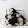 Stuffed Plush Animals 50cm Forest Animal Gorilla Plushies Toy Pillow Kawaii Stuffed Big Doll Children Accompany Flully Toy For Friends Kid Peluch Gift L240320