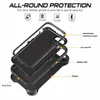 Telefonfodral Defender Case för iPhone 15 15 Pro Max 14 13 12 11 XS Max XR XS X 7 8 Plus Samsung S24 Militärkvalitet Tung Hybrid Robot Case Suffproof Case Belt Clip Holder