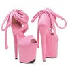 Dance Shoes Fashion 20CM/8inches Suede Upper Plating Platform Sexy High Heels Sandals Pole 115