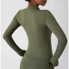 oem odmnude feeling womens slim fit full zip up yogaジムフィットネス女性用ワークワークアウトジッパージャケットのための長袖スーツ