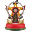 Boxes Carnival Animated Ferris Wheel Christmas Scene Illuminated Village Collection, Home Desk Decoration, Displays LED Lights Musical