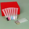 print Logo 15ml 100 Pcs squeeze Lipstick Tubes Transparent Color Lip gloss Tube Q5tv#