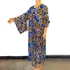 Vestidos de festa lenço para mulheres manga flared o-collar dashiki impresso geometria beleza maxi vestido africaine femme boubou robe