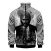 Herrjackor John Wick Movie 3D tryckt man kvinnlig utkläder Pullover Flight Pilot Tjock Bomber Jacket Streetwear Zipper Coat Baseball