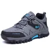 HBP Non-Brand High Quality Big Size Outdoor Hiking Sport Shoes Non-slip Low-cut Breathable Trekking Shoes Men Waterproof