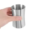 Tazze Bicchieri per collutorio in acciaio inossidabile Bicchieri per il bagno Supporti da viaggio riutilizzabili per spazzolino da denti